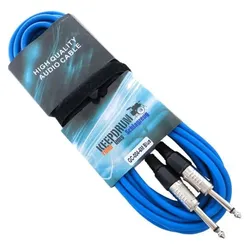 keepdrum 5x Mono-Klinkenkabel 6m Farben-Set (6 m), Audiokabel