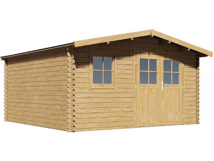 Abri de jardin bois \ Belval\ - 18\,75 m² - 28 mm