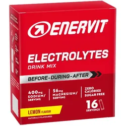 ENERVIT Electrolyt Sportgetränk Lemon | 16 x 4g Beutel