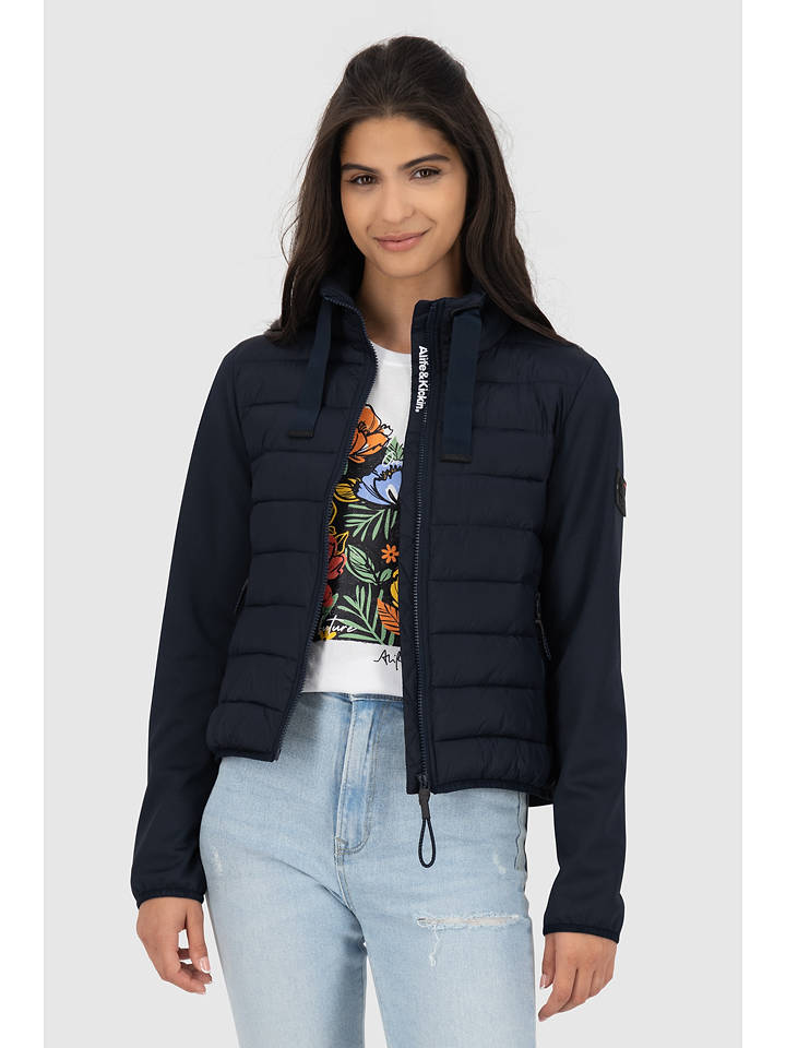 alife and kickin Hybridjacke "Runa" in Dunkelblau - M