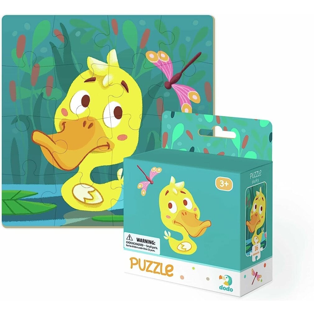 Dodo Toys Ente Educatieve Puzzel voor Kinderen, 16 stukjes