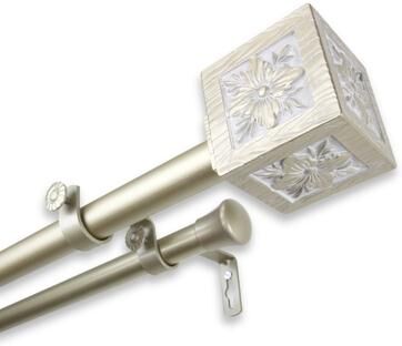 InStyleDesign Jocelyn Adjustable Double Curtain Rod