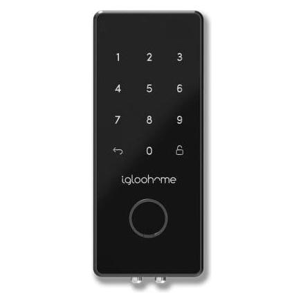 Igloohome Smart Deadbolt 2S - der dünnste smarte Türschloss, metallisches Grau (Bluetooth, Elektronische Zahlenkombination) (IG0003)