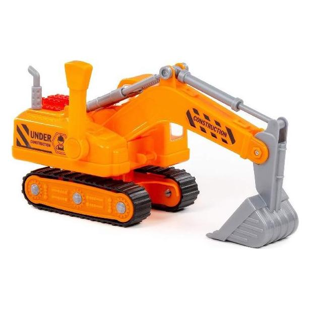 Polesie Gravemaskine p larvefdder 18,3x9,4x19,5cm orange (93875)
