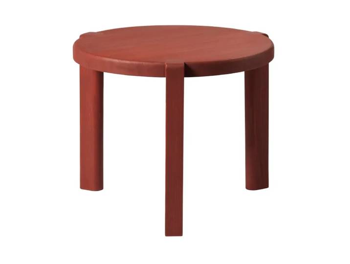 FDB Møbler D108 Ragnesminde Couchtisch Ø48 cm Carmine red