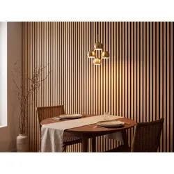 FibroTech Akustikpaneel Proff, Ash, 3000 x 605 x 22 mm (1,815 m2/Stück)