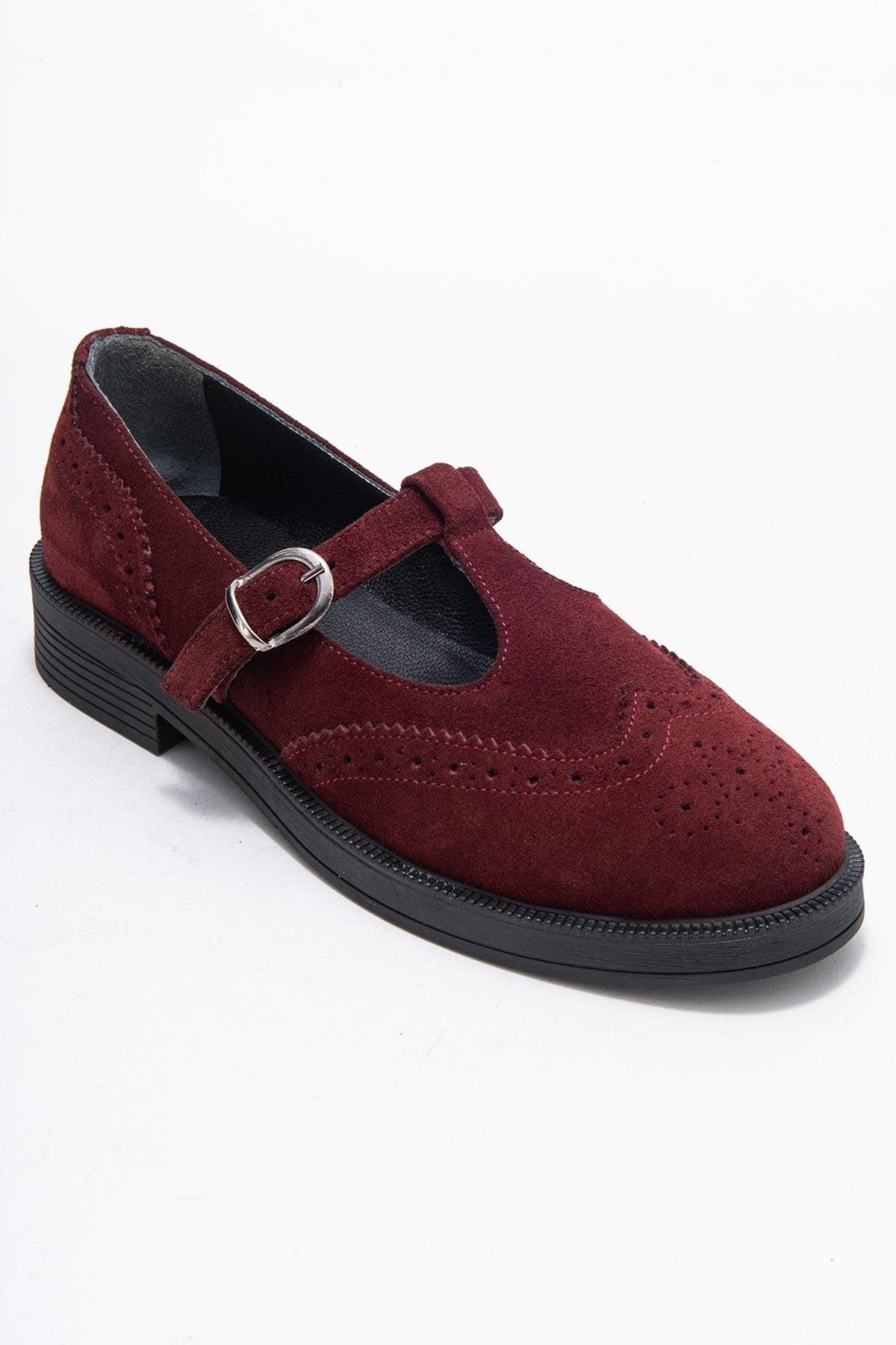 Janney Leder Riemen Loafer