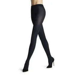 Falke Strumpfhosen Cotton Touch Strumpfhose Dunkelblau Medium Damen