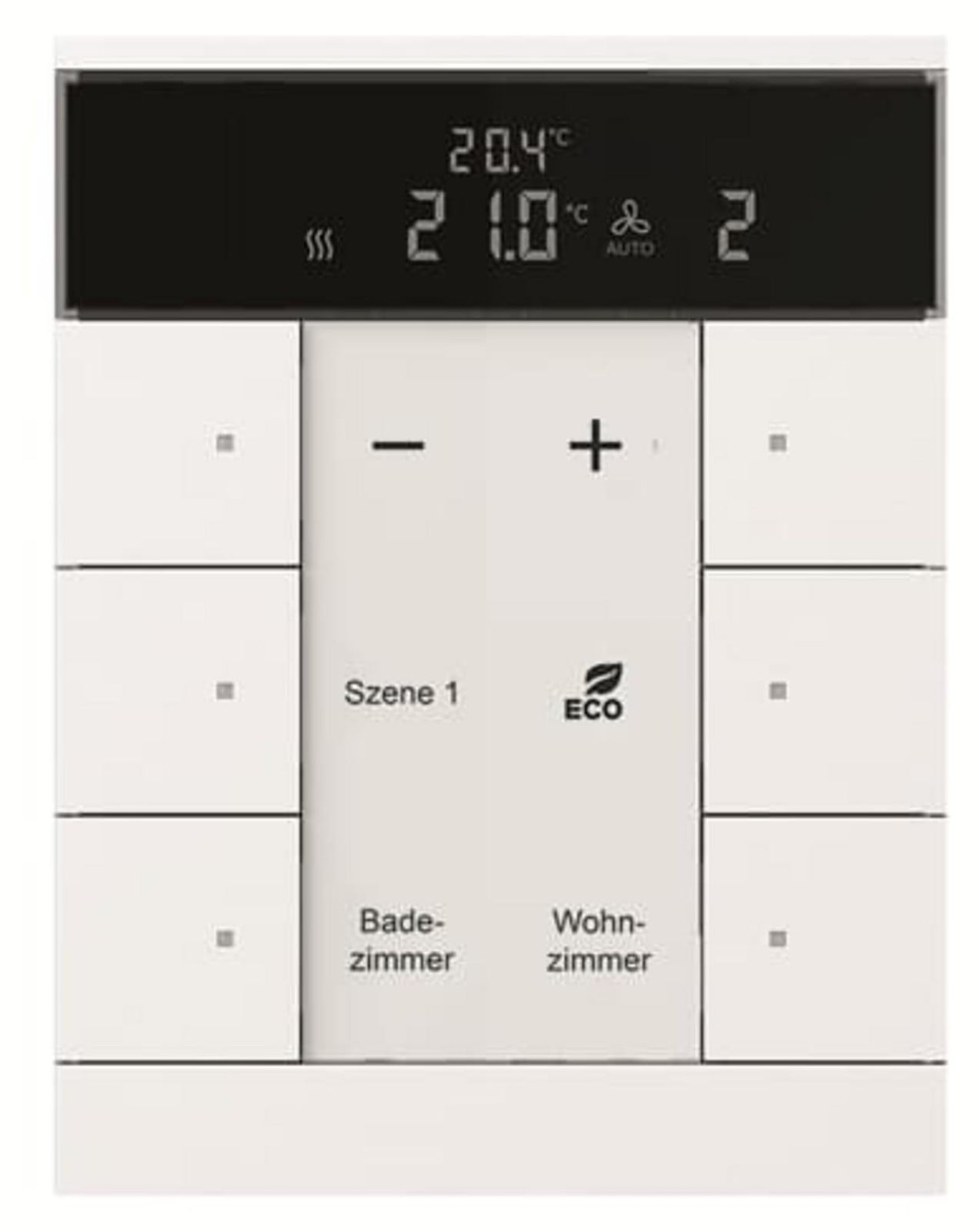 Busch-Jaeger verwarmings-, ventilatie- en airconditioningsysteem, 6-voudig, type BE SBR/U6.0.11-84