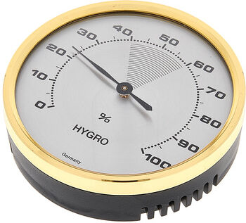 TFA Analogue Hygrometer Brass Ring Or