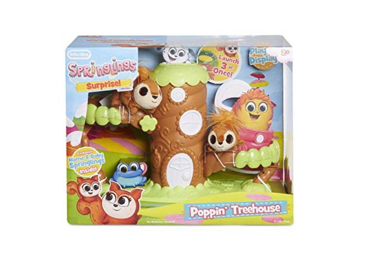 little tikes 649806 Springlings Verrassing Poppin' Treehouse, meerkleurig