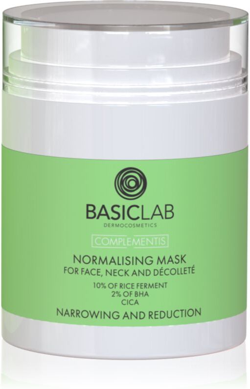 BasicLab Dermocosmetics Complementis normalising face mask for oily and combination skin 50 ml