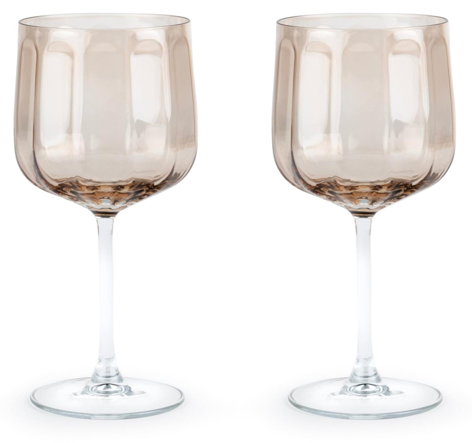 Dripio Wijnset 2 stuks Zandkleur 490 ml Modern Design