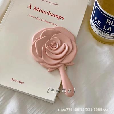 Fusion Finds Rose Compact Makeup Mirror Portable Folding Pocket Travel Cosmetic Mirror For Women pink