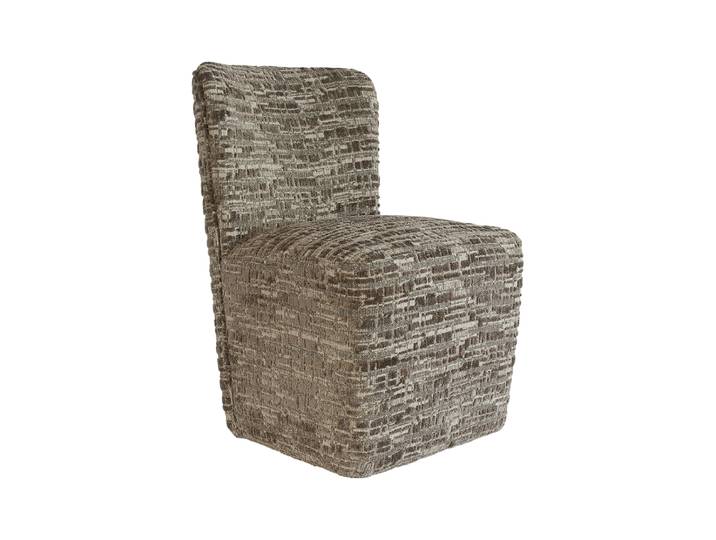 Design Esszimmerstuhl „Lorain“ mit Rollen Greige Dalia Richmond Interiors