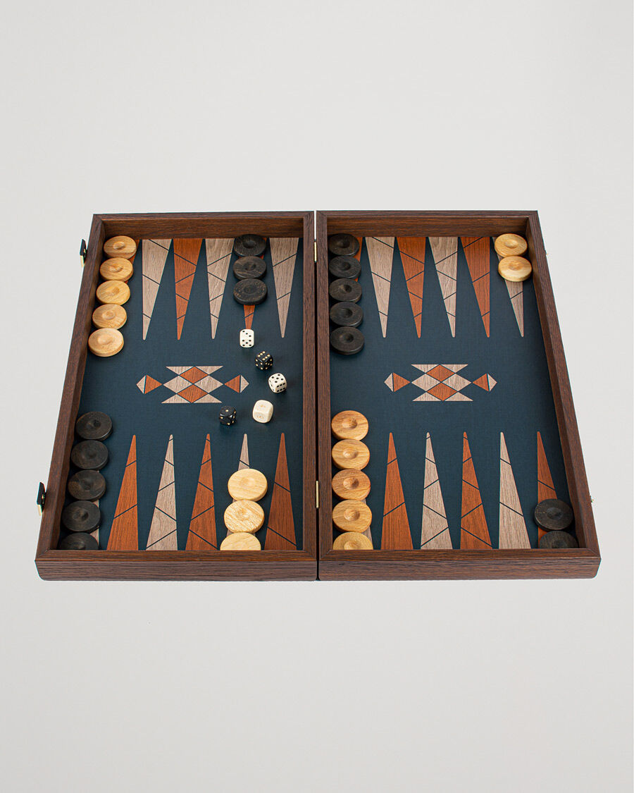 Manopoulos Wooden Creative Boho Chic Backgammon men One size