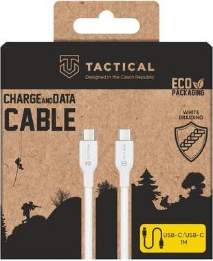 Tactical Stitch USB-C naar USB-C kabel, wit