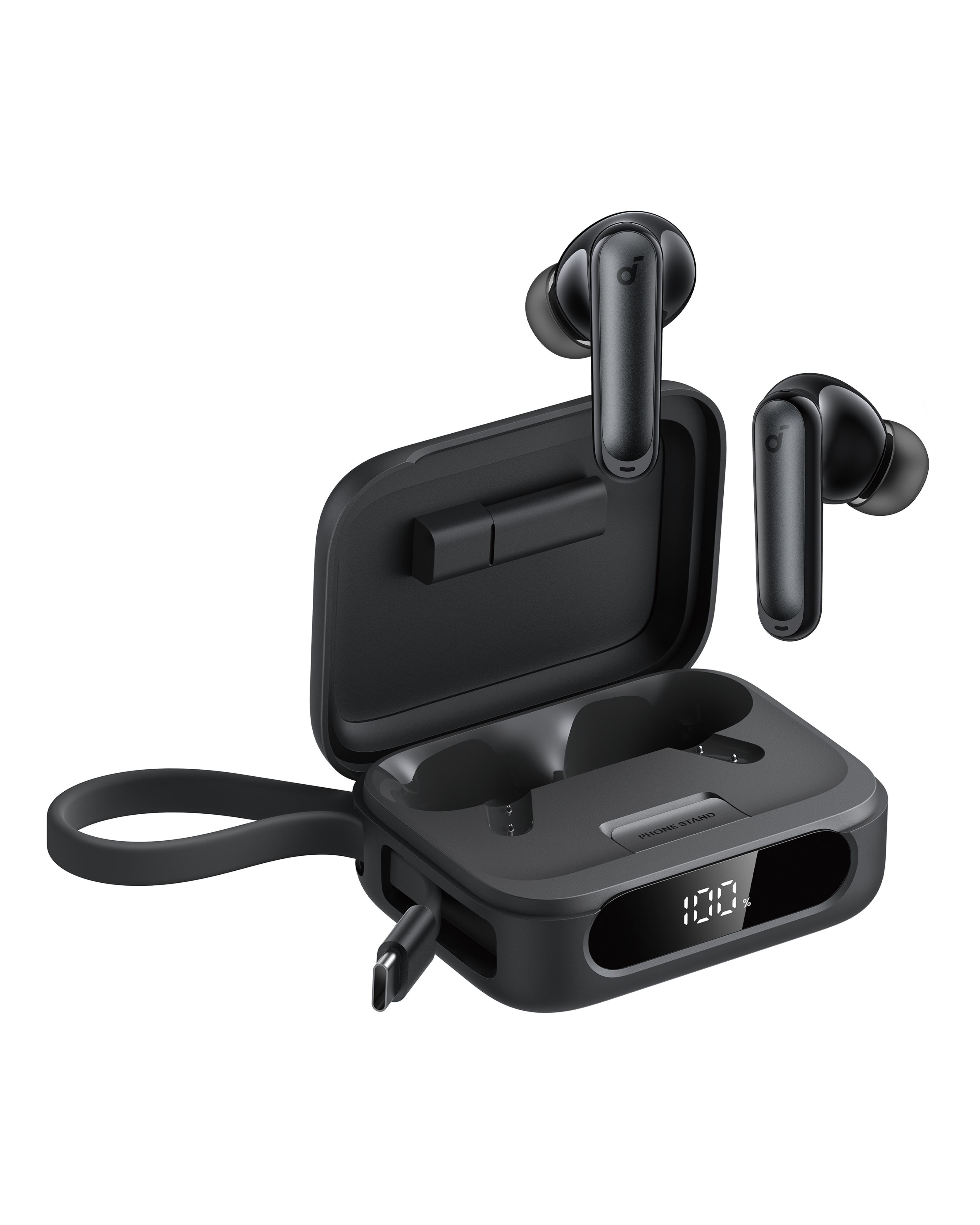 soundcore P41i True Wireless Bluetooth-Kopfhörer; schwarz; integrierte Powerbank