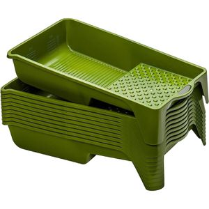 Colorus Farbwanne Plus, 15 x 32cm, grün, 10 Stück