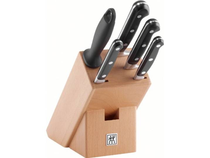 Zwilling Messerset Professional-S 6 teilig, Edelstahl, Silber/Schwarz, 38 x 28 x 28 cm, 6-Einheiten