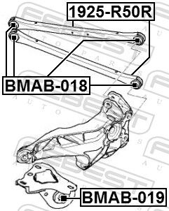 Febest Lenker, Radaufhängung 1925-R50r Hinterachse Für Bmw Mini