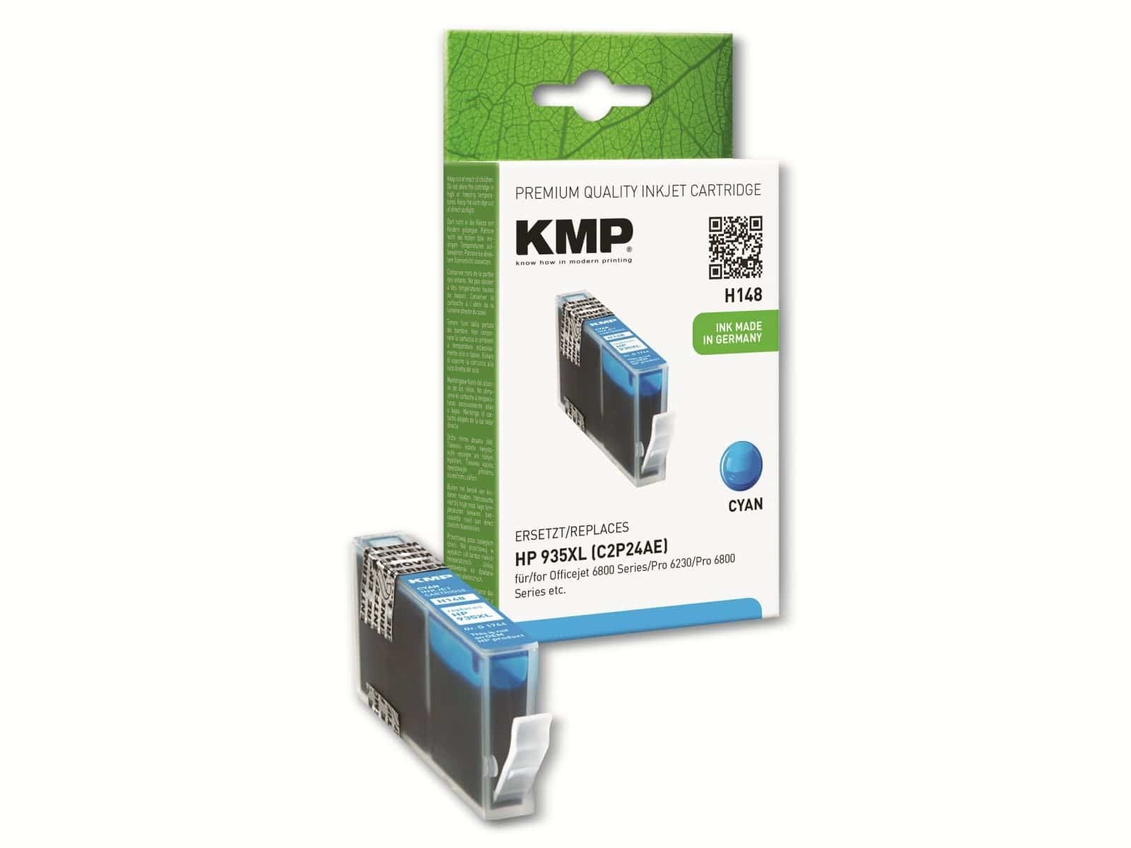 KMP H148 Tintenpatrone Cyan compatibel met HP C2P24AE 935 XL
