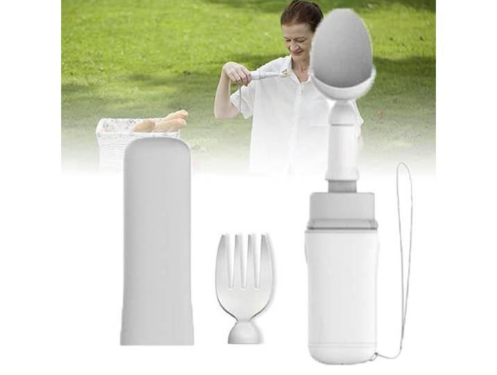 Intelligenter Anti-Shake-Löffel/Gabel (29 X 12 X 7 Cm), Essgeschirr Für ältere Menschen Mit Zitternden Händen Beim Essen (Akkulaufzeit: 180 Minuten), Esshilfen Für Patienten