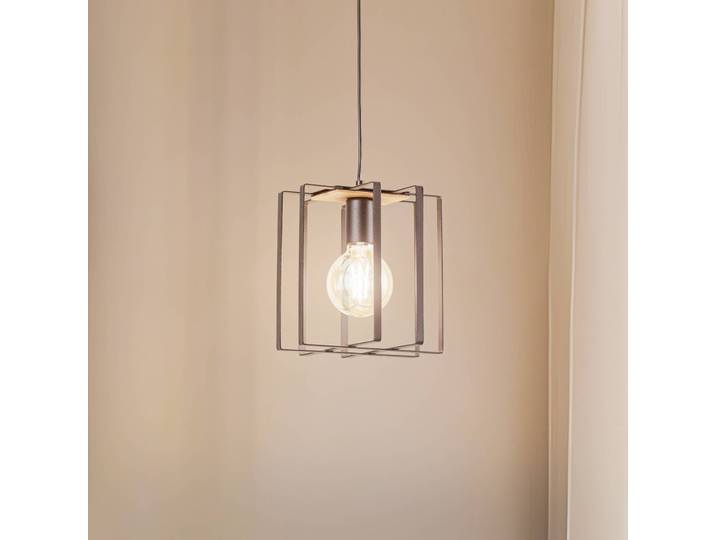 Hängelampe Fiete Luminex, dimmbar, schwarz, für Wohn- / Esszimmer, Metall, Pendelleuchte