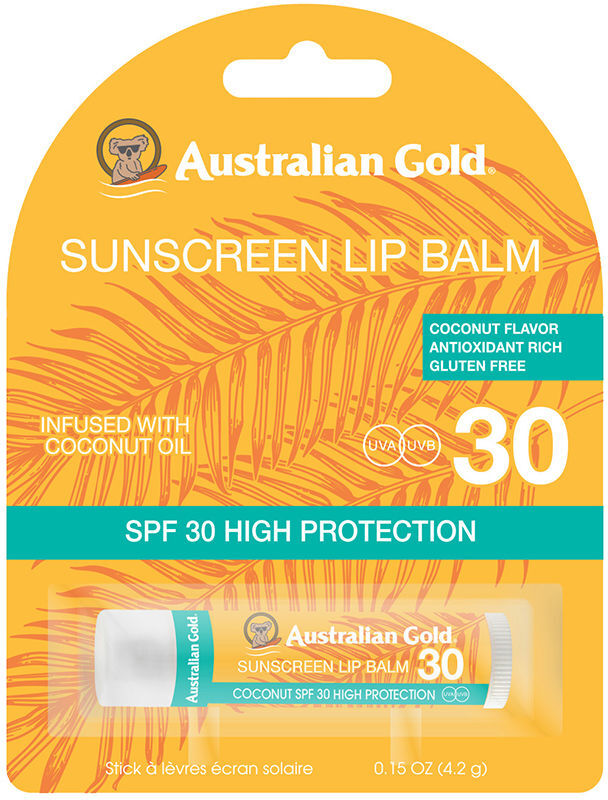 Australian Gold Baume À Lèvres SPF30 #huile de coco
