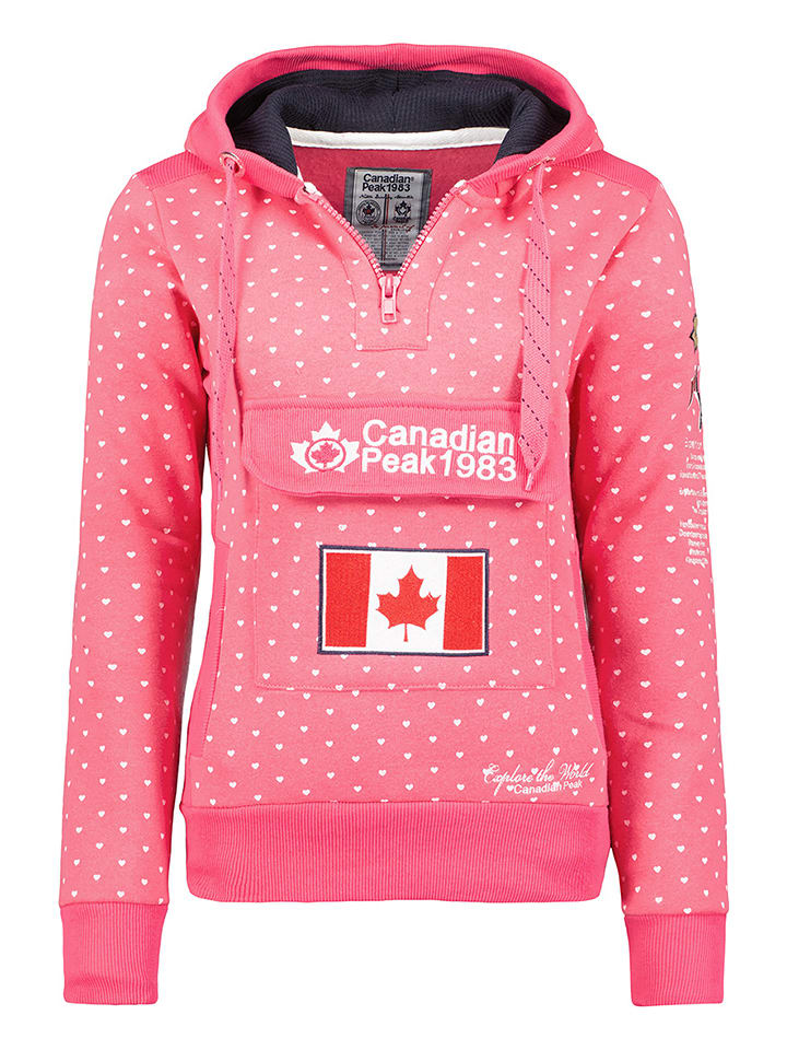 Canadian Peak Hoodie "Gyrelle" in Pink - S