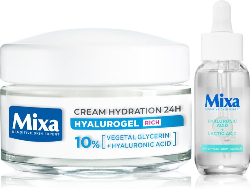 Mixa Hyalurogel ensemble pour peaux déshydratées et sèches