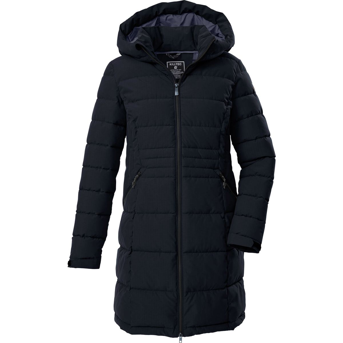 killtec KOW 11 Women Quilted Parka schwarz blau (00269) 44 43303-000-00269-44