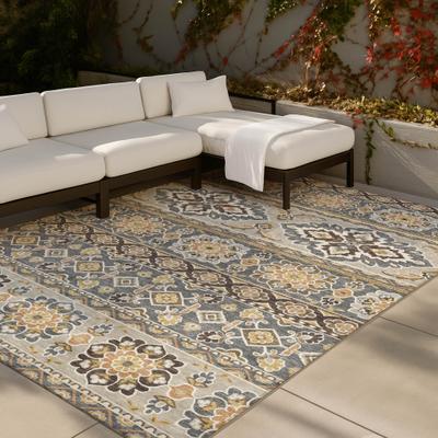 Addison Rugs Machine Washable Indoor/ Outdoor Global Pierce Chantille Rug