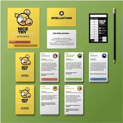 Leipziger Spieleverlag NICE TRY – Team Edition (Deutsch, 4 - 8 Spieler)
