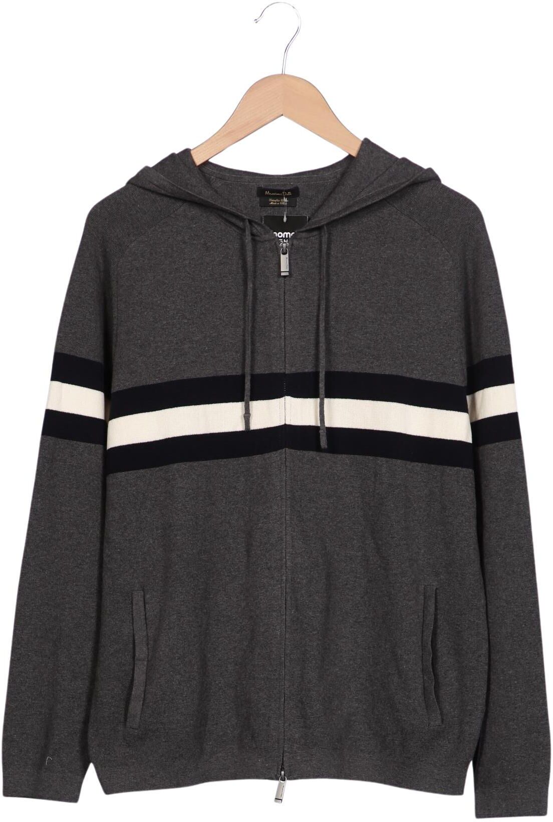 Massimo Dutti Herren Strickjacke, Mehrfarbig, Gr. L, Baumwolle - Second Hand