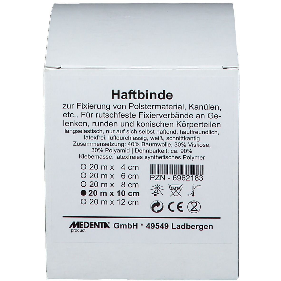 Haftbinde elastisch 10 cmx20 m 1 St Binden