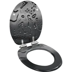 Helloshop26 - WC-Sitz mit MDF-Deckel Absenkautomatik und Wassertropfen-Design 02_0002903