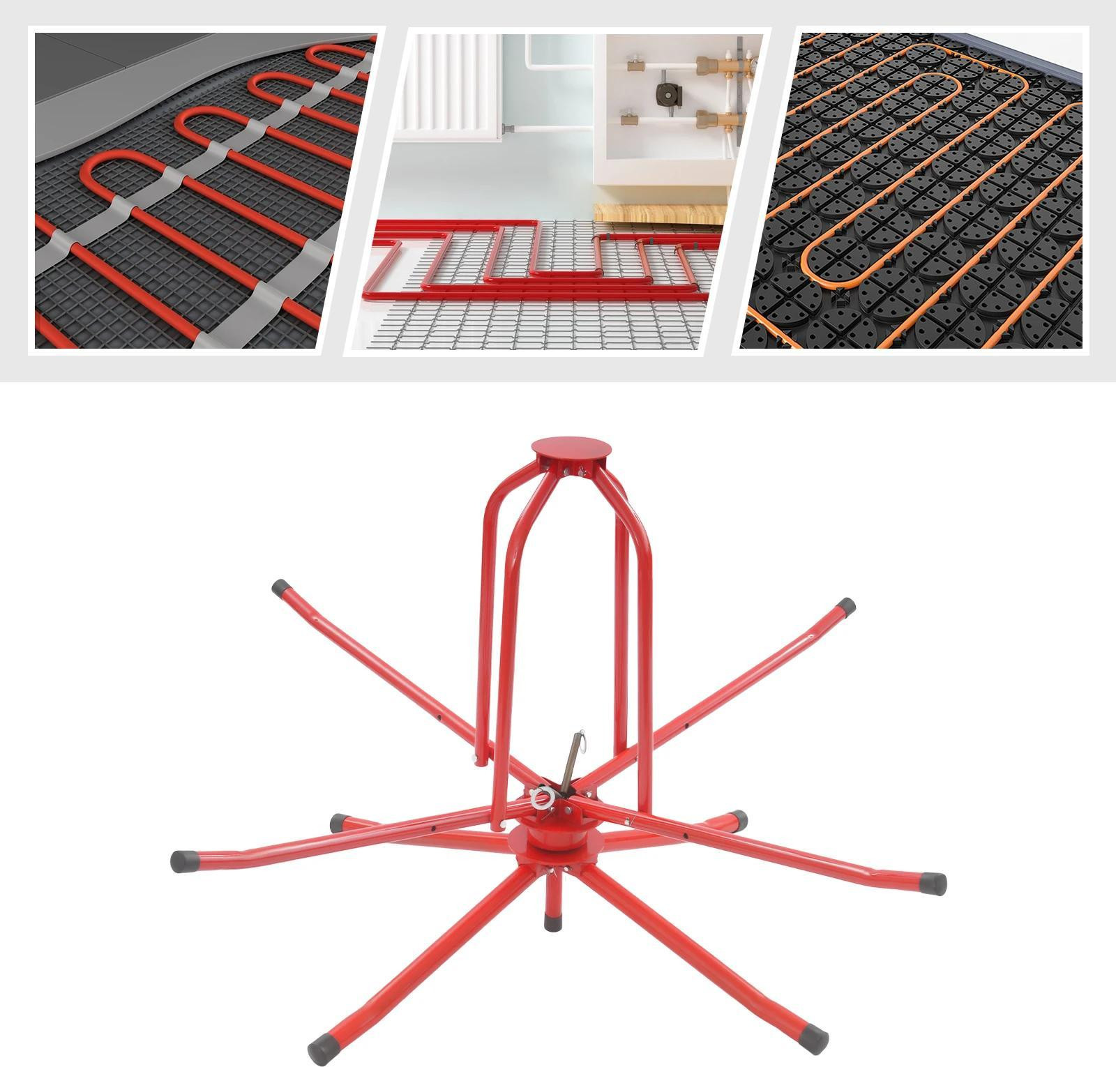 StarTech Buishaspel voor vloerverwarming - Buiswikkelaar - Rood
