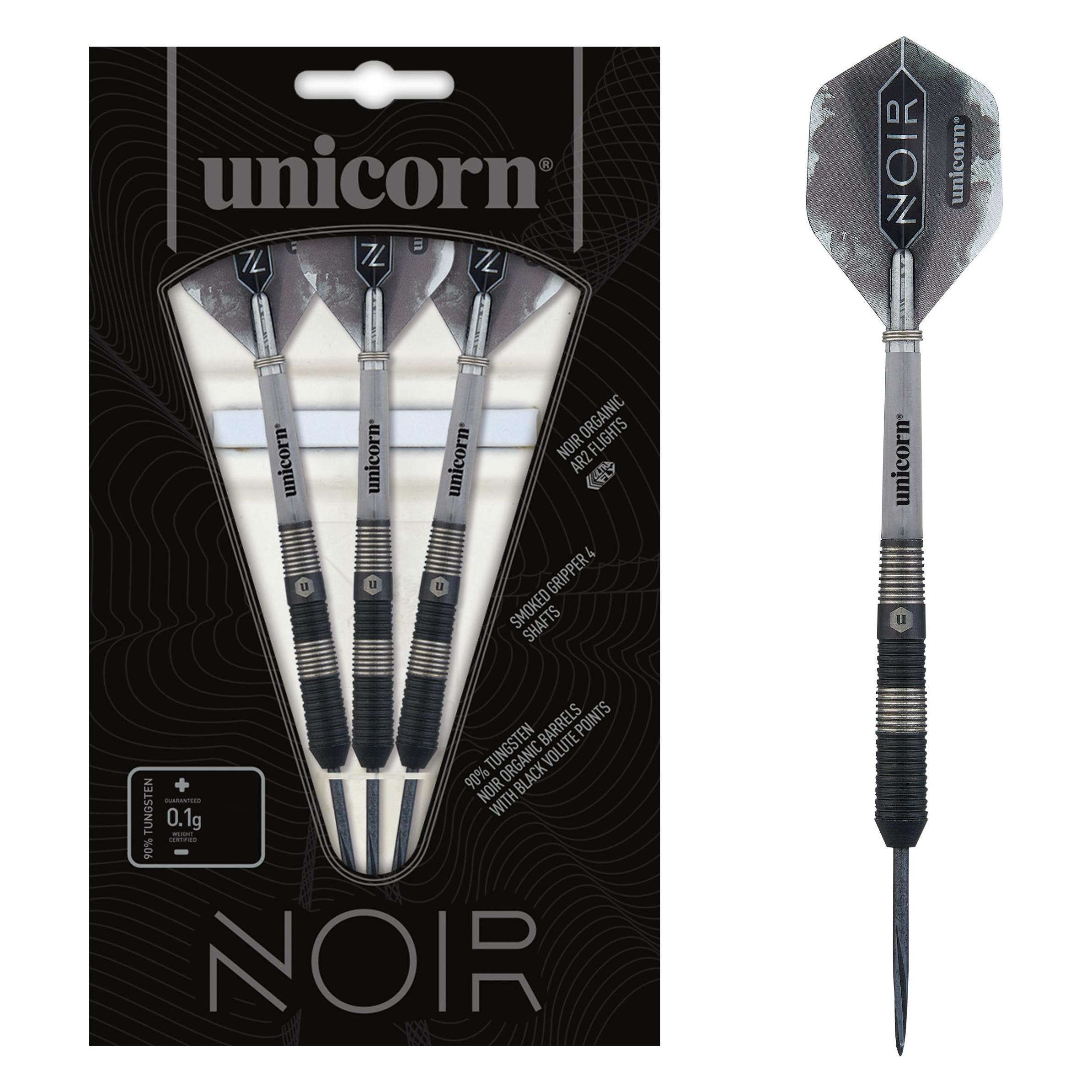 Unicorn Noir Style 3 Tungsten Steel Darts (26 g) (B0BSLSVRXX)