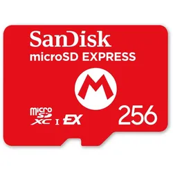 MicroSDXC Speicherkarte 256 GB Express Mario Design 
