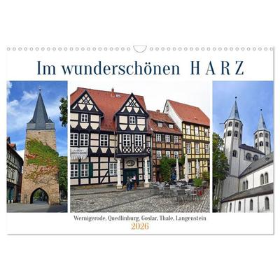 Im wunderschönen Harz (Wandkalender 2026 DIN A3 quer), CALVENDO Monatskalender