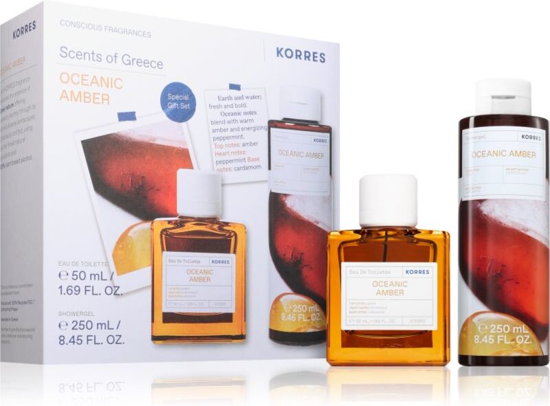 Korres Oceanic Amber coffret cadeau pour homme
