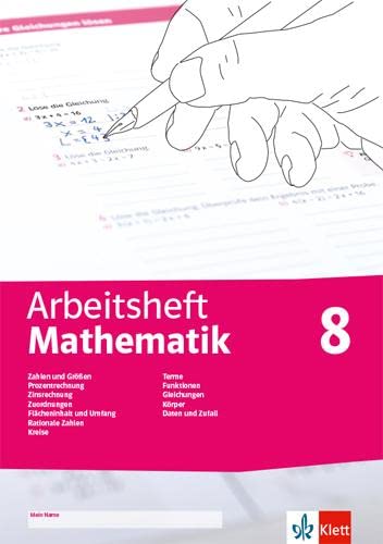 Arbeitsheft Mathematik: Arbeitsheft mit Lösungsheft Klasse 8 (Arbeitsheft Mathematik. Ausgabe ab 2019) - Preis vom 11.10.2026 15:43:13 h