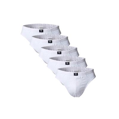 Slip CECEBA "Slip Sport Slip 5er Pack 5er Pack", Herren, Gr. L, weiß, Obermaterial: 100% Baumwolle CO., Unterhosen Slip