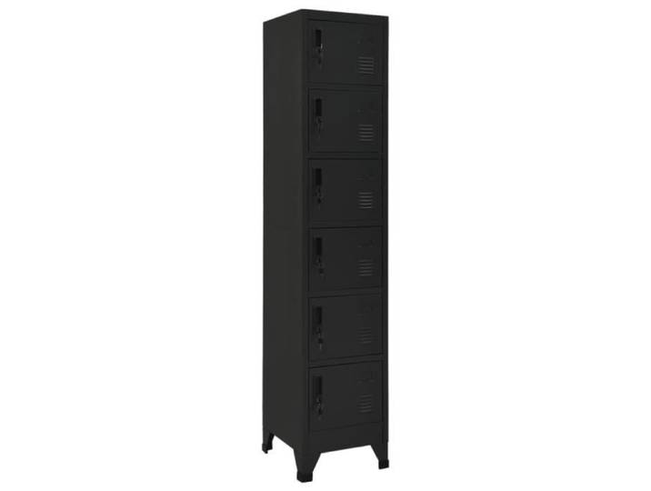 Armoire à casiers Noir 38x40x180 cm Acier 339794
