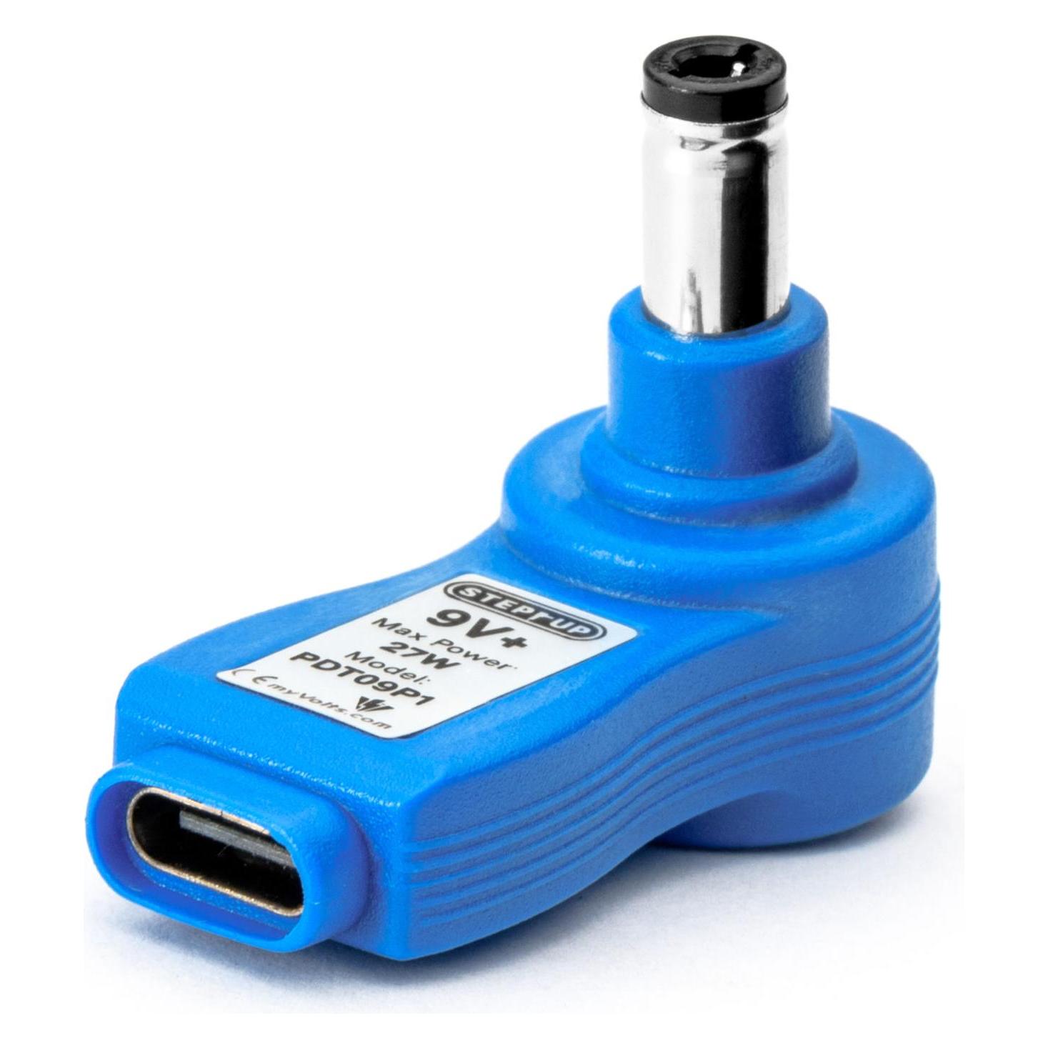 MyVolts PDT09P1 - USB-C PD Step Up Tip, 9V c+ve 2.1mm/2.5mm (Winkeladapter) (52304545)