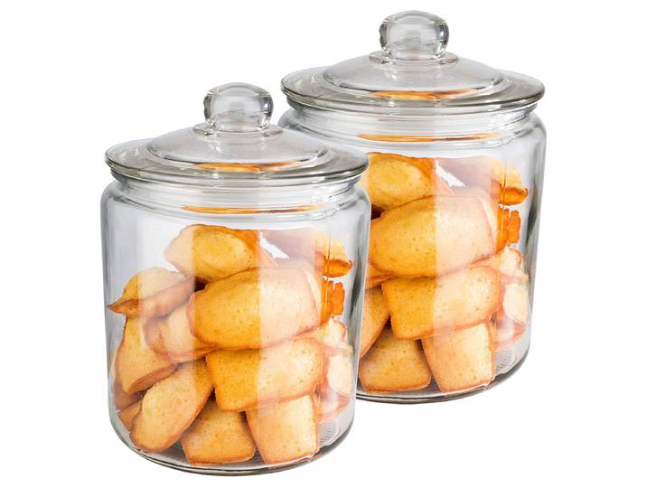 Pot à provisions Classic 2 pièces Ø 18cm Transparent