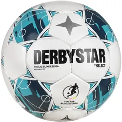 DERBYSTAR Futsal-Bundesliga Brillant TT Trainingsball weiß/blau/grau