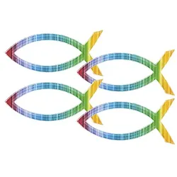 Wachsmotive "Fisch Regenbogen"
