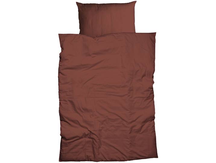 Inhouse Duvet Gots Satin Paspel 200x210 rot